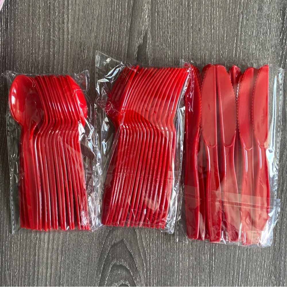 Red And Gold Graduation Party Supply Pack serves 16